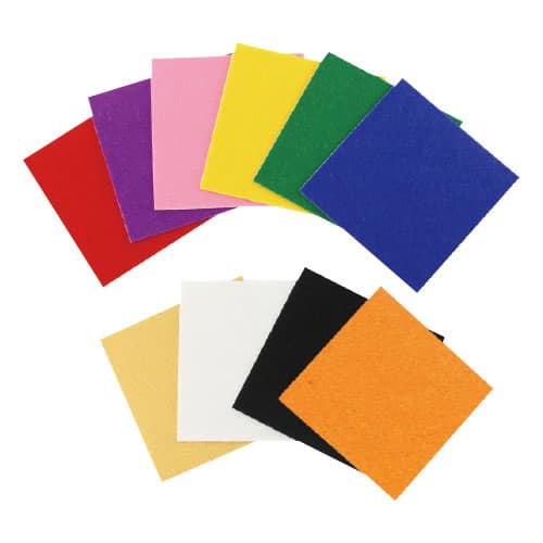 フェルトシール10色セット【返品・交換・キャンセル不可】【イージャパンモール】