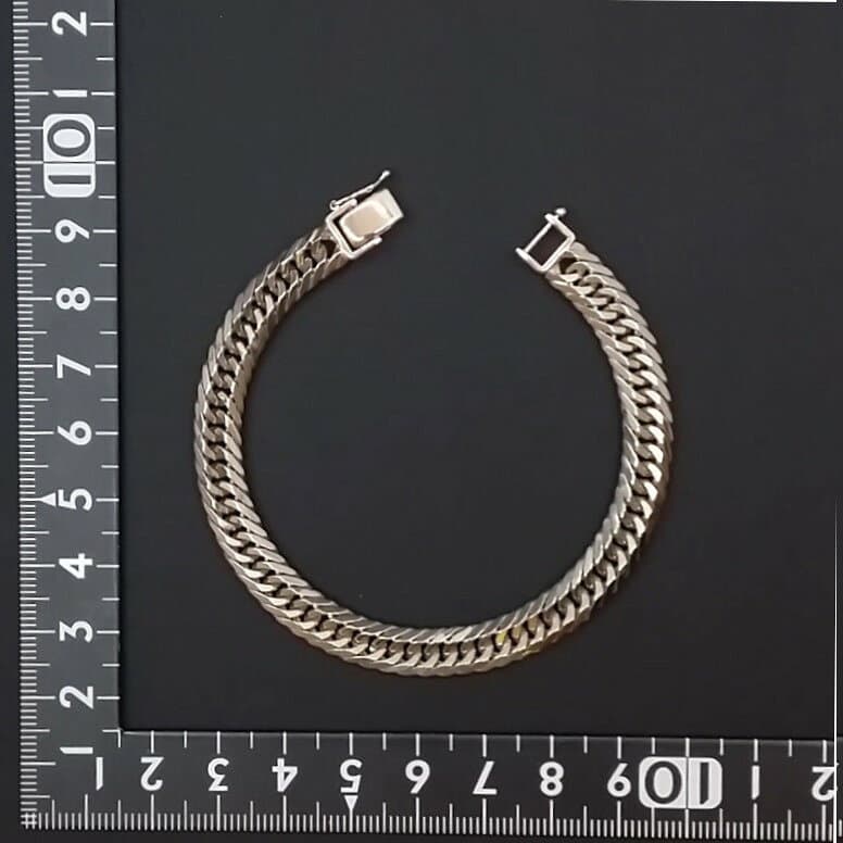 喜平 ブレスレット Pt900 トリプル 8面 31g 18cm 造幣局検定マーク(ホールマーク)刻印入り 新品 プラチナ900 pt900 キヘイ thumbnail 2