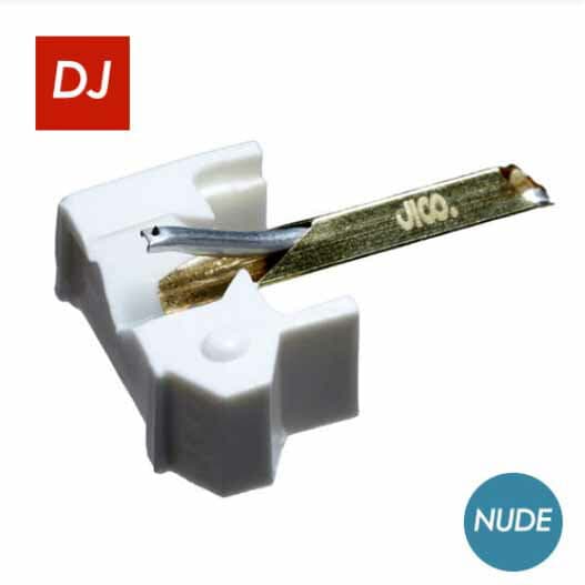 JICO 交換針【SHURE/M44-7用】NUDE・DJ仕様 NUDE-SH192-44-7-DJ JICO【ジコー】日本精機宝石工業株式会社