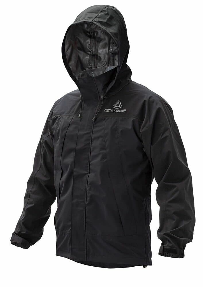 喜多 プロテクトストレッチレインウェア ブラック LL 4WAY・透湿 No2930-BK-LL KITA