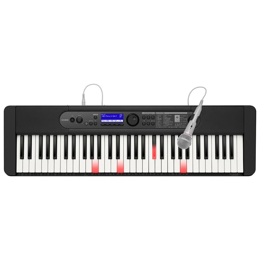 カシオ 61鍵キーボード（ブラック） LK-550BK CASIO　光ナビ