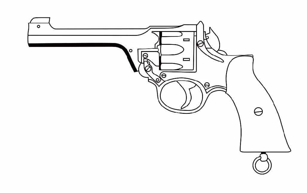 マルシン工業 エンフィールド No.2 Mk1* スター WディープブラックABS 木製グリップ仕様 モデルガン マルシン