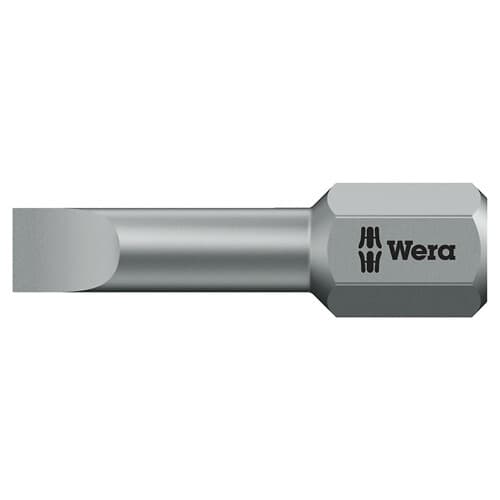 Wera 800/1 TZ トーションマイナスビット 刃幅4.5mm 刃厚0.6mm 056210
