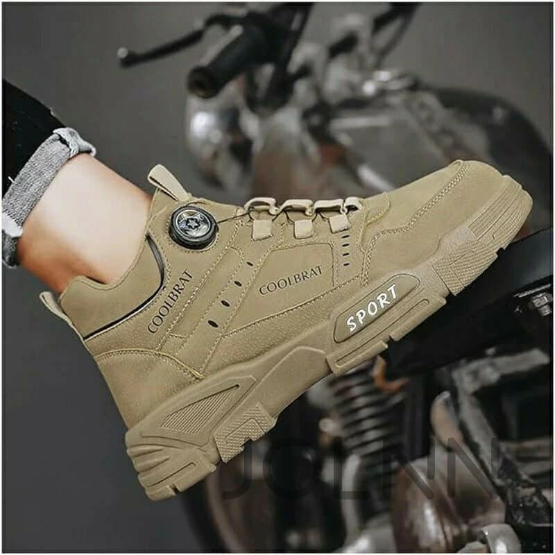 バイクシューズ メンズ ライディングブーツ 厚底 オートバイブーツ レーシングブーツ ダイヤル式 バイク用ライディングシューズ 滑り止め 耐摩耗性 保護靴 バイク用品 男女兼用