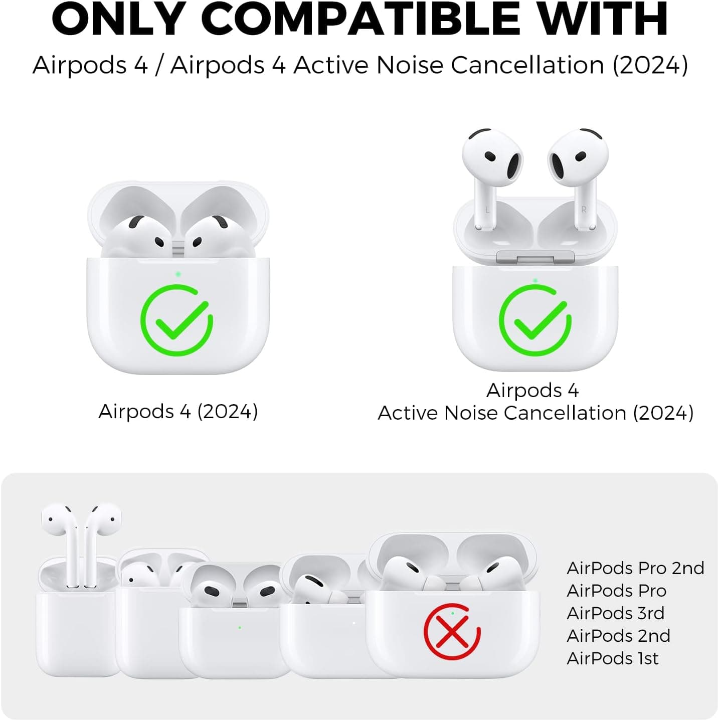 airpods 4 ケース エアポッズ4 ケース 第4世代 AirPods4 カバー クリーニングキット付 AirPods 第4世代 ケース エアポッツプロ 充電 ケース レトロ 携帯ゲーム機デザイン 全面保護 キーリング 付き 落下防止 高級感 着脱簡単 airpods pro thumbnail 2