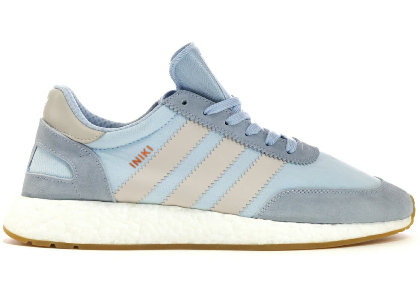 アディダス 青色 ブルー パール 灰色 グレー スニーカー メンズ 【 ADIDAS INIKI RUNNER EASY BLUE / EASY BLUE PEARL GREY GUM 】
