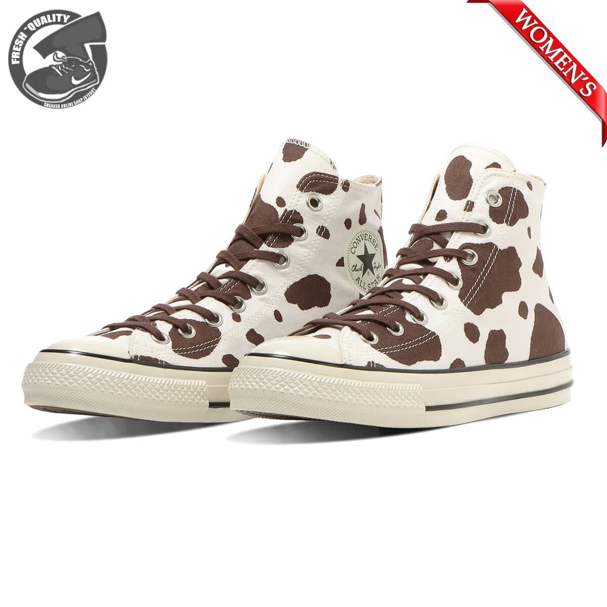 CONVERSE ALL STAR AGED COWSPOT HI 1se841(31316750) コンバース オールスター エイジド カウスポット ハイ オフホワイト レディース