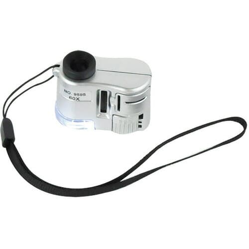 アイガーツール　ポケットマイクロスコープ　60倍　【品番：KB-02】