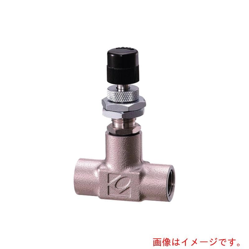 コフロック（KOFLOC）　精密ニードルバルブ　MODEL　2412　SERIES　【品番：2412-T-B-1/4-O2-0.1MPA-5L/MIN】