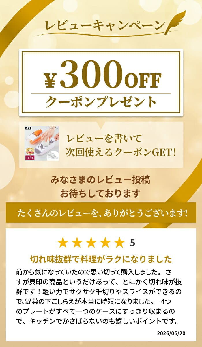《ポイント2倍★9日9:59迄》 ＼安心の高レビュー／ 貝印 調理器セット DH3027 SELECT100 セレクト100 スライサー せん切り器 細せん切り器 おろし器 指ガード 受け皿 収納ケース 斜め刃 プレート ステンレス刃物鋼 食洗機対応 キッチンツール 野菜調理 一人暮らし thumbnail 3