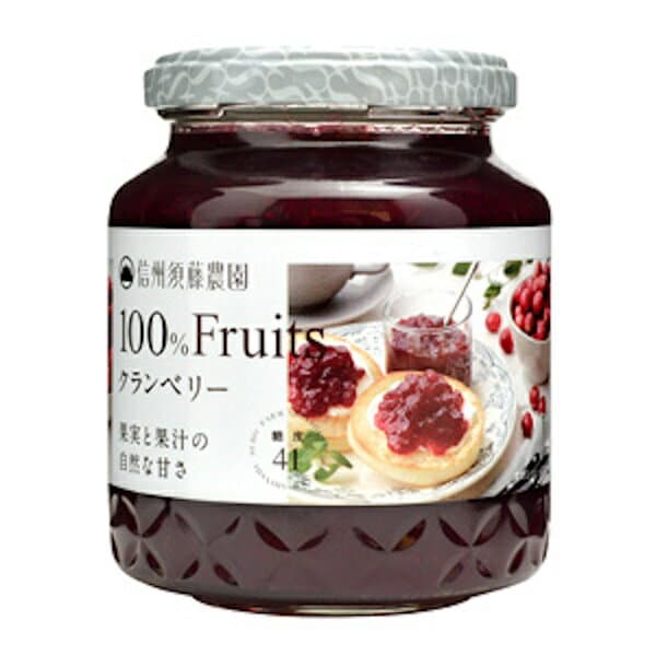 スドー 信州須藤 100％フルーツ クランベリー340g×6個