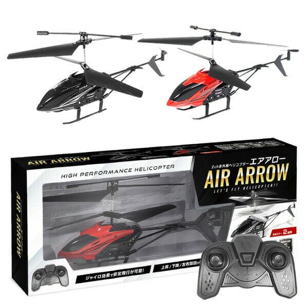 話題の品 無線ヘリコプター 充電式ヘリコプター エアアロー 本体＋無線機+充電ケーブル セット ジャイロセンサー搭載 ラジコンヘリコプター 小型 無線ヘリ 赤外線コントロールヘリコプター 電動ヘリコプター 機体の回転修正 ドローン ミニヘリコプター 室内 ラジコン飛行機