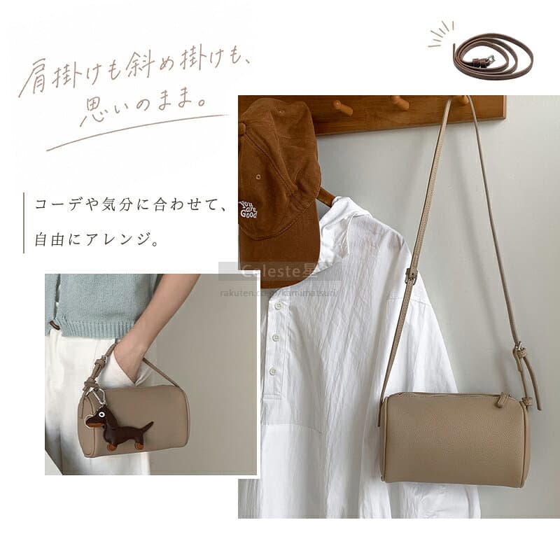 【店舗300円OFF】ミニボストンバッグ 本革 3WAYフォーマルバッグ ドラムバッグ ミニバッグ 斜め掛け バッグ 本革バッグ 本革 ハンドバッグ レディース ショルダーバッグ レディース トートバッグ レディース バッグ ミニバッグ おしゃれ 大人プレゼント ギフト 誕生日 thumbnail 3