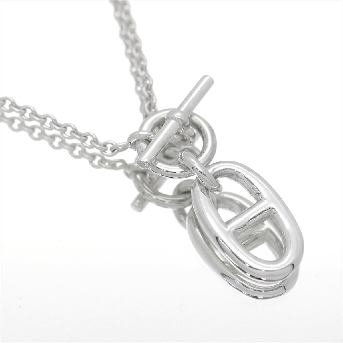 【ギフトランク】エルメス HERMES ネックレス シェーヌダンクル アミュレット トグル ペンダント マンテル シルバー Ag925 レディース 女性 メンズ 男性 誕生日 記念日 プレゼント ギフト 【動画】【中古】 thumbnail 3