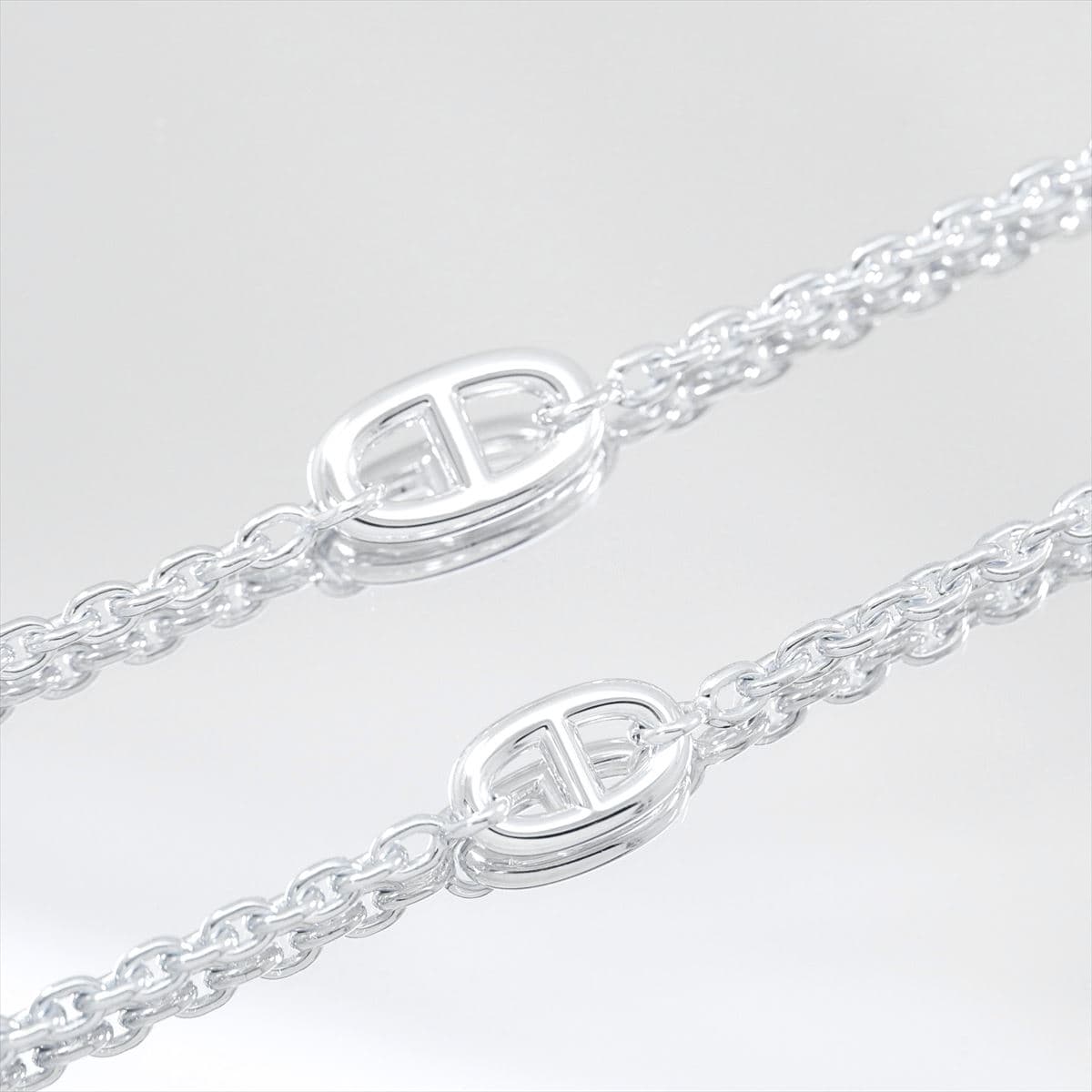【ギフトランク】エルメス Hermes ロング ネックレス シェーヌ ダンクル ファランドール 80 シルバー Ag925 レディース 女性 ジュエリー アクセサリー 誕生日 記念日 プレゼント ギフト【動画】【中古】 thumbnail 3