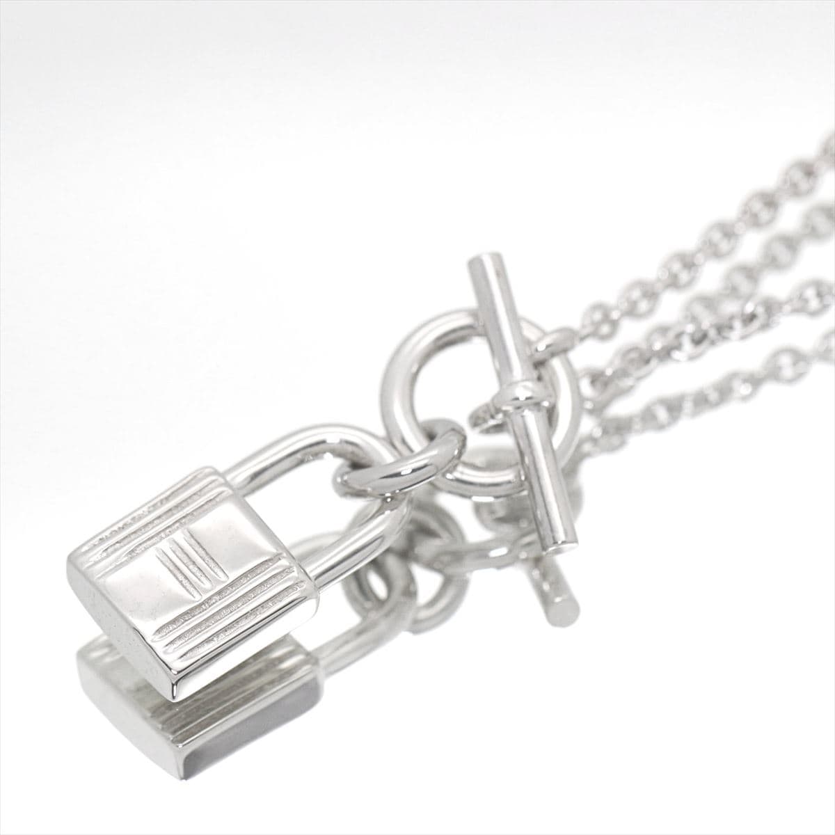【ギフトランク】エルメス HERMES ネックレス ケリー カデナ アミュレット トグル ペンダント シルバー Ag925 レディース 女性 誕生日 記念日 プレゼント ギフト【動画】【中古】 thumbnail 2