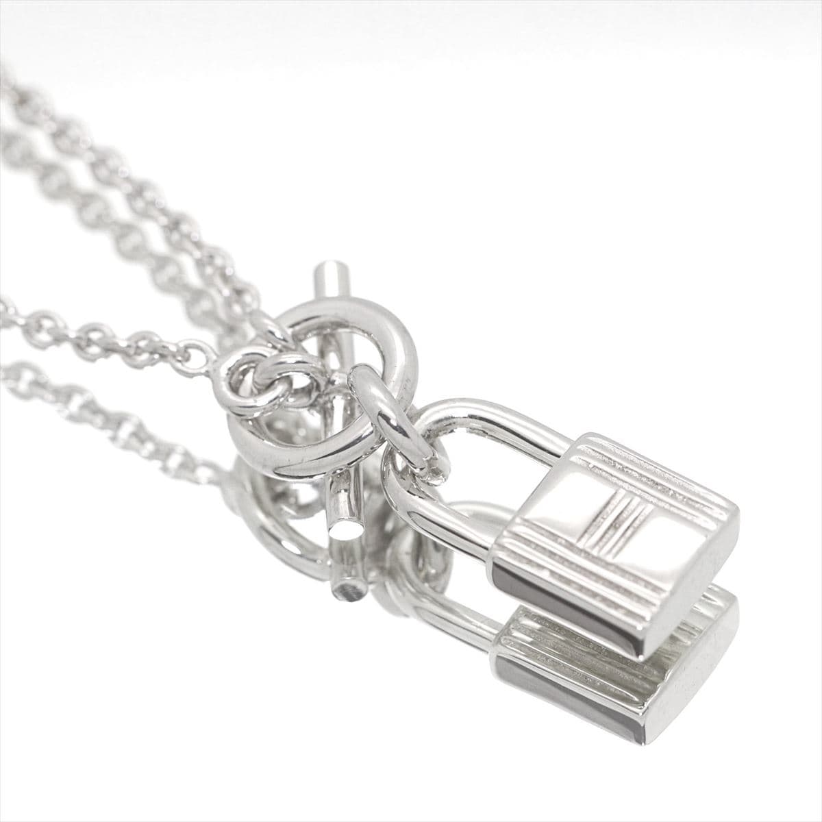 【ギフトランク】エルメス HERMES ネックレス ケリー カデナ アミュレット トグル ペンダント シルバー Ag925 レディース 女性 誕生日 記念日 プレゼント ギフト【動画】【中古】 thumbnail 3