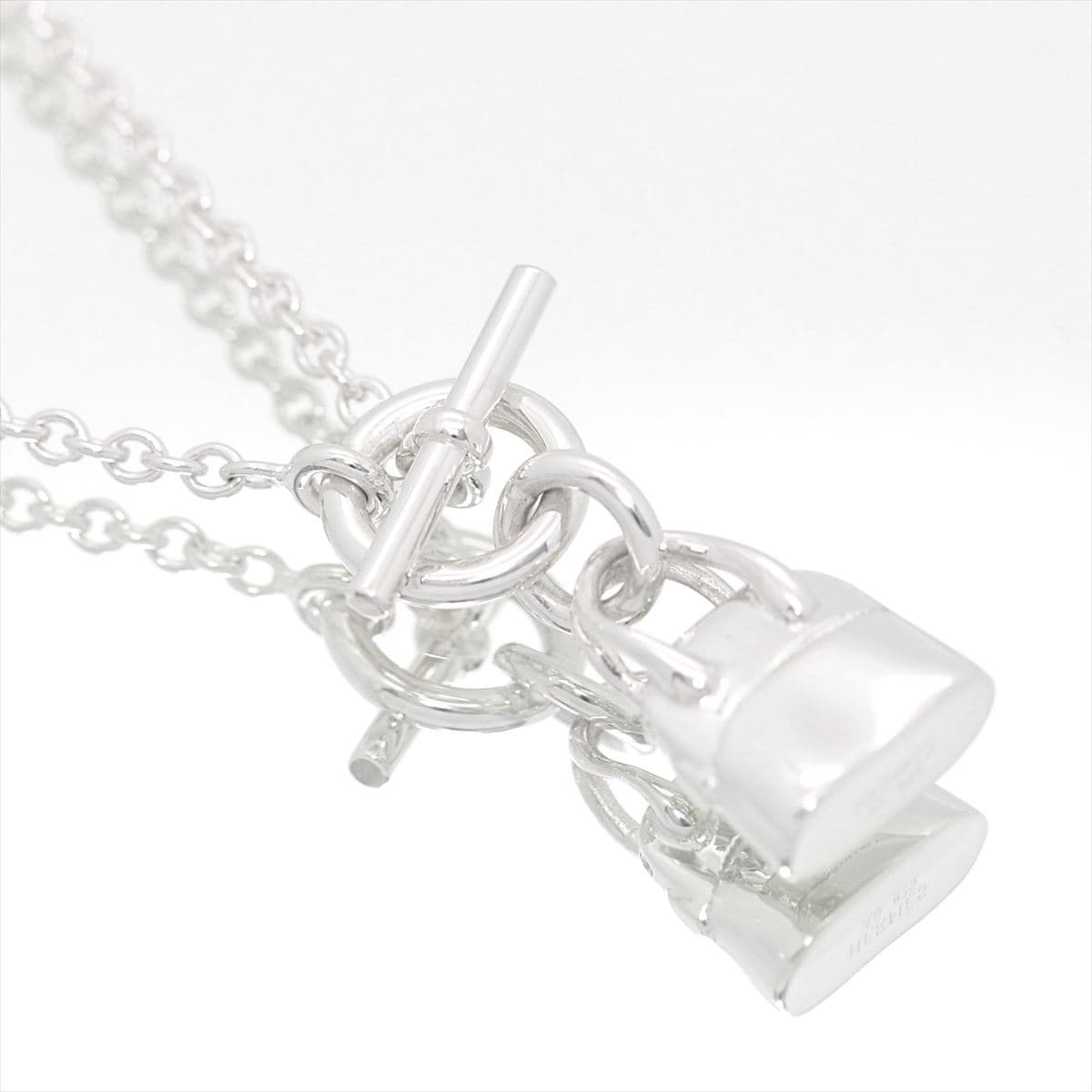 【ギフトランク】エルメス HERMES ネックレス ボリード バッグ アミュレット トグル ペンダント シルバー Ag925 レディース 女性 誕生日 記念日 プレゼント ギフト【動画】【中古】 thumbnail 3