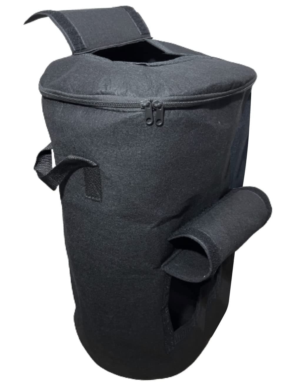 コンポスト コンポストバッグ 不織布 家庭用 生ゴミ肥料 容器 堆肥バケツ 脱臭 ベランダ 落ち葉処理 屋外 堆肥 ハンドル付き 折りたたみ式 家庭菜園 ブラック 57L