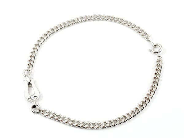 【クーポンで10％OFF】メンズ ブレスレット 喜平 キヘイ プラチナ ダイヤモンド 馬蹄 ホースシュー pt900 チェーンブレスレット メンズブレスレット 男性用 thumbnail 2