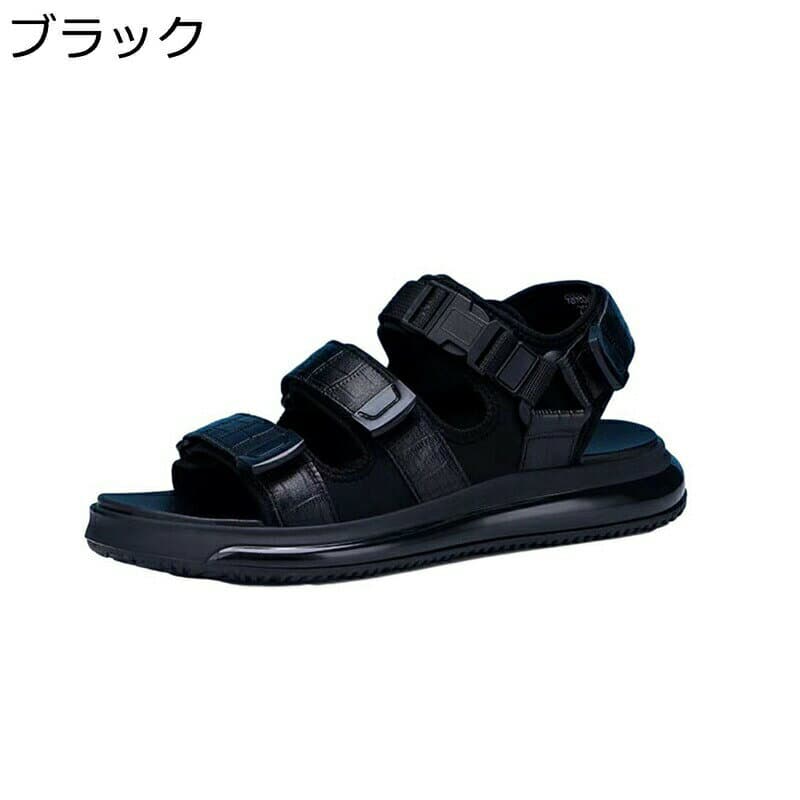 スポーツサンダル メンズ ファッション ビーチサンダル コンフォート クッション 防滑 通気性 ドライバーサンダル 夏 ウォーキングサンダル オシャレ カジュアルサンダル おおきいサイズ
