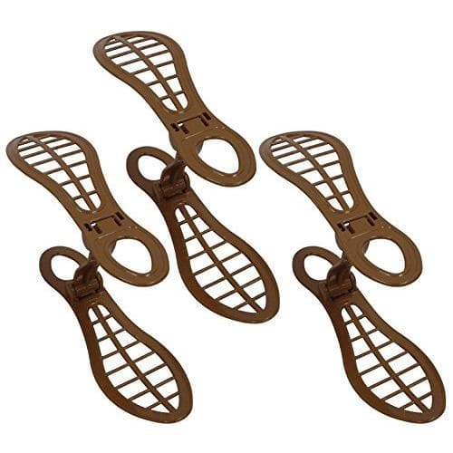 サンコープラスチック シューズキーパー3P ブラウン