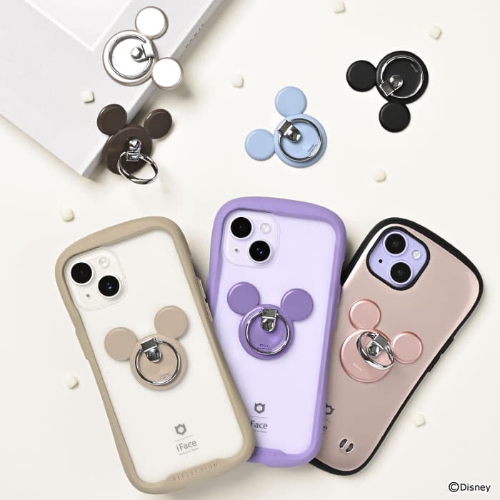 スマホリング ディズニー バンカーリング 【 スマートフォン タブレット アイフォン スマホ リング キャラクター かわいい 可愛い 落下防止 リングホルダー スタンド スマホスタンド ミッキー 携帯 Hamee ディズニーグッズ グッズ 指輪 薄型 スリム デイズニーリング 】 thumbnail 3