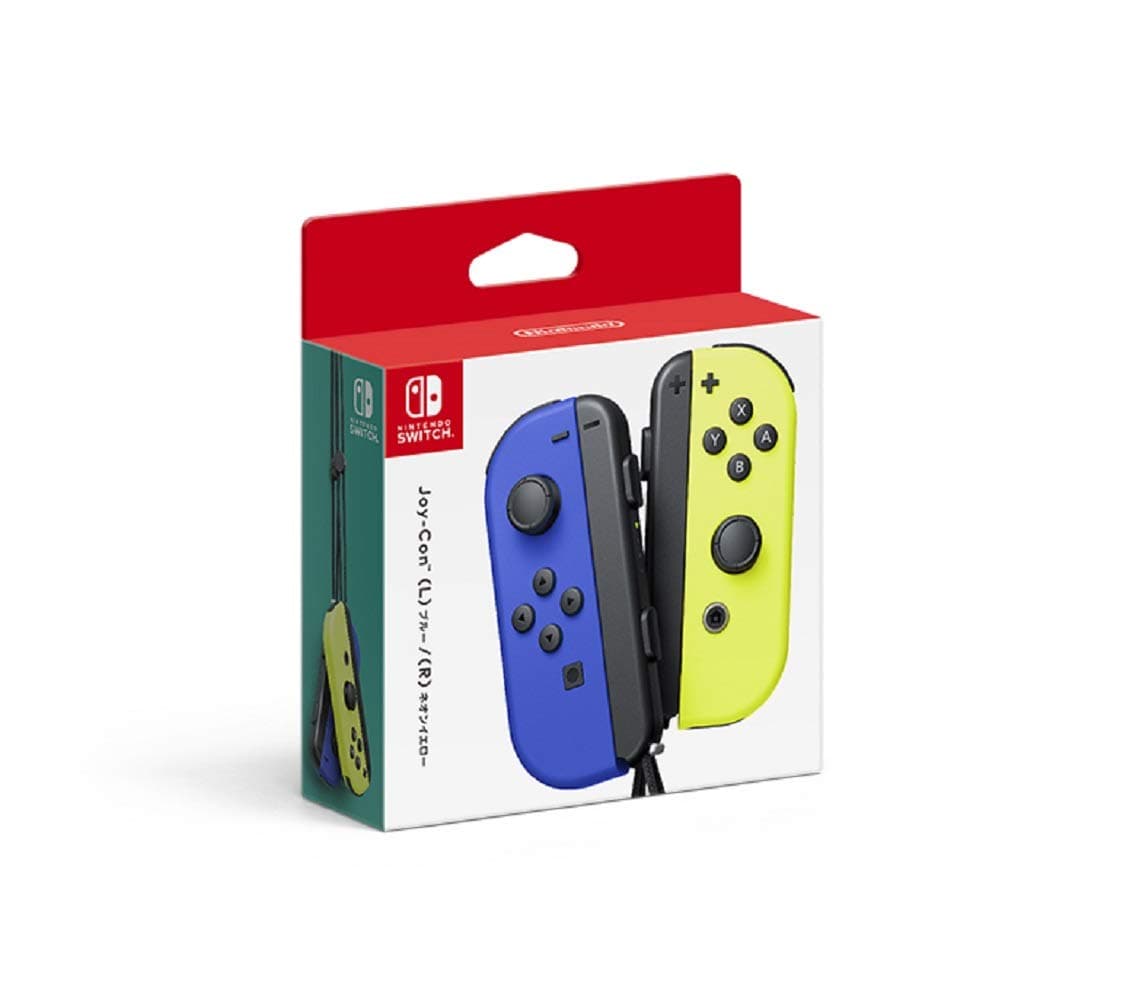 【4日20時からポイントUP! お買い物マラソン】新品未開封品【Nランク】任天堂 Joy-Con L ブルー/ R ネオンイエロー HAC-A-JAPAA 本体 新品 送料無料 4902370544060