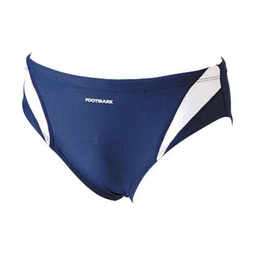 【ゆうパケット配送対象】FOOTMARK(フットマーク) ボーイズ アクアライン水着(競泳)100～150cm カラー:シロ(白) 男子スイミング 水泳 101531J1(ポスト投函 追跡ありメール便)