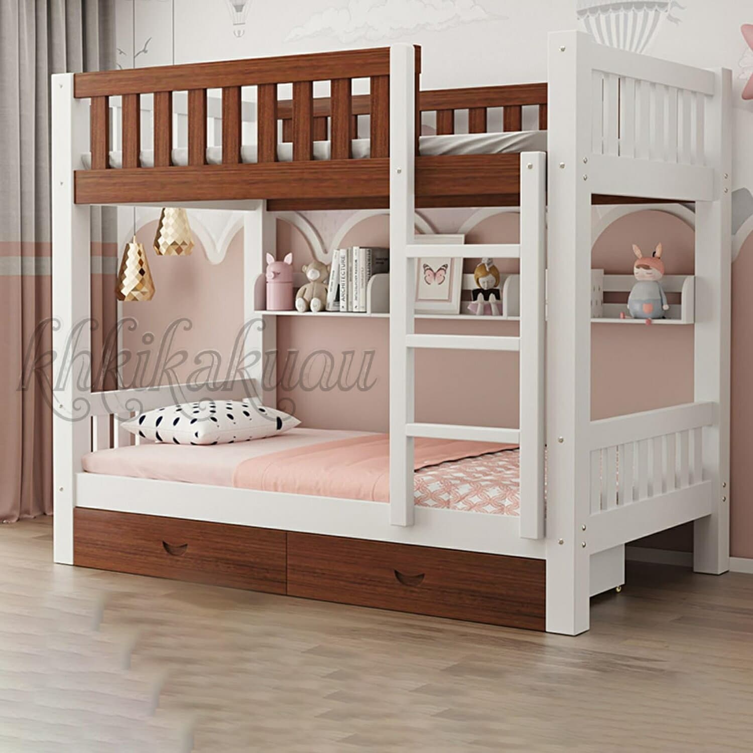 2段ベッド ロフトベッド 上下二段ベッド 大人用 幅 80~150cm 長さ 190/200cm 高耐荷重800kg 加高ガード 柵付き 安全階段付き 高さ170cm 収納引き出し付き 多機能 ナチュラル パイン材 無垢材 丈夫 頑丈 安定構造 おしゃれ 省スペー 寝室用 一人暮らし ファミリー向け 学生寮