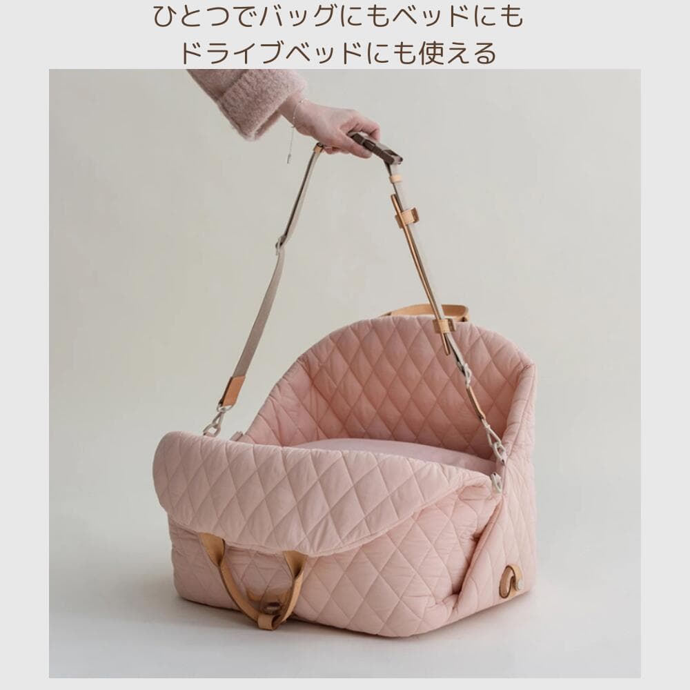 ペット キャリーバッグ 犬 ドライブボックス ペット 犬 猫 キャリー 3WAY 折りたたみ ペットバッグ お出かけ バッグ 車用 シート 助手席 鞄 子犬 抱っこトートキャリー 飛び出し防止 ショルダーバッグ 小型犬 おしゃれ かわいい thumbnail 2