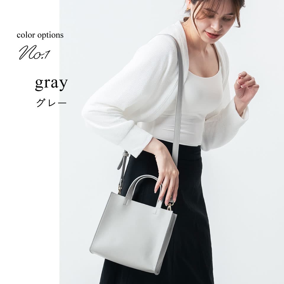 ＼クーポンで最大2,500円OFF♪／ トートバッグ レディース 小さめ 2way ショルダー 斜めがけ 肩掛け ミニトート 軽量 ファスナー付 自立 仕切り 高見え ハンドバッグ きれいめ カジュアル 大人 おしゃれ ポケット付 シンプル 通勤 旅行 お出かけ ギフト プレゼント 母の日 thumbnail 3