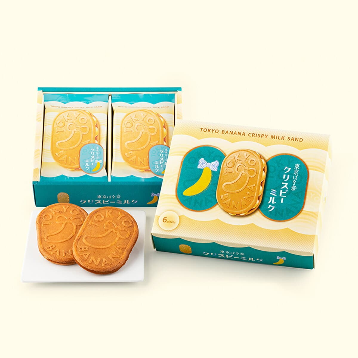 東京 お土産 【東京駅倉庫出荷】【常温・冷蔵商品】 東京ばな奈 クリスピーミルク 6個入 東京土産 東京駅 HANAGATAYA 限定 東京バナナ ホイップ チョコ お菓子 スイーツ 洋菓子 焼菓子お取り寄せ ギフト プレゼント お中元 お歳暮 御歳暮 内祝い のし不可 thumbnail 2