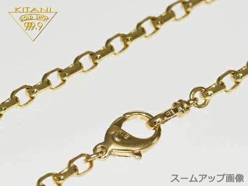 K18 ブレスレット ミニ・スパルタカス 幅2.5mm/全長18cm/重量 約4.2g　Ladys( マーヴェラスカット ) [保証書付] thumbnail 3