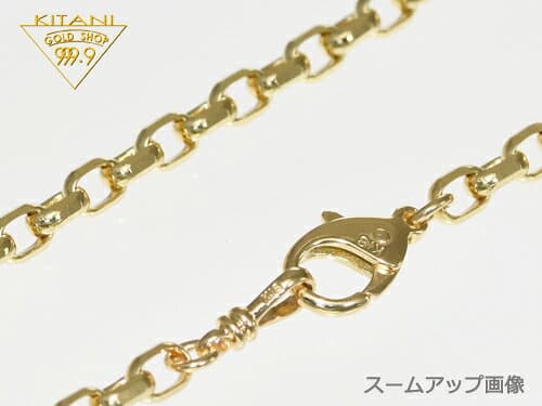 K18 ブレスレット ミニ・スパルタカス 幅3.0mm/全長18cm/重量 約6.2g　Ladys( マーヴェラスカット ) [保証書付] thumbnail 3