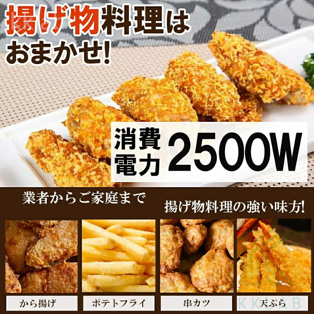 【楽天5冠達成★Point×10★10/4 20:00~★3年保証】業務用 フライヤー 家庭用 業務用 揚げ物 電気フライヤー 揚げ物 業務用小型フライヤー 卓上 小型 電気 串揚げ 揚げ物機 6L 一槽式 ミニフライヤー 卓上電気フライヤー 揚げ物器 厨房 業務用 調理器具 thumbnail 3