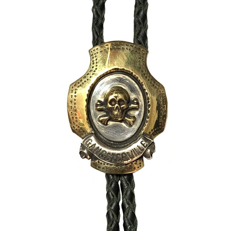 GANGSTERVILLE × GALCIA [-BOLO - TIE "SKULL&PANTHER"- SKULL]