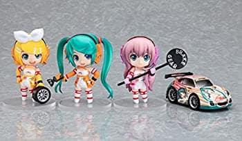 【中古】(未使用・未開封品)【修正デカールなし】ねんどろいどぷち レーシングミクセット 2010 Ver. （プルバックカー：白色） （ニコニコ直販限定販売）