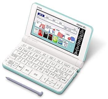 【中古】カシオ 電子辞書 高校生 エクスワード XD-SX4800GN 220コンテンツ グリーン XD-SXN48GN セット