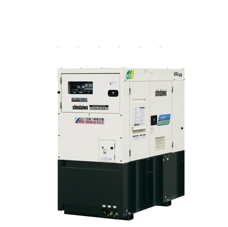 やまびこ　新ダイワ 可搬型ディーゼルエンジン発電機（8kVA以上）DGM450MK-P【法人様限定】【代引不可】【北海道・沖縄・離島別途運賃】