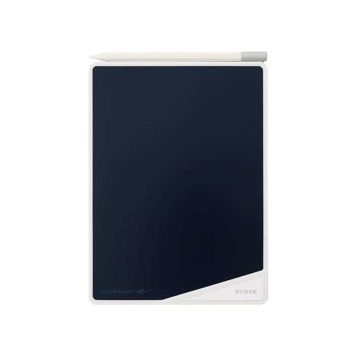 電子メモパッド ブギーボード 8.5インチ 白 ホワイト 電子メモ ペーパーレス スリムフレーム キングジム BB-17-W