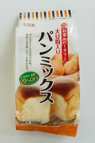 【本日楽天ポイント4倍相当】【送料無料】【お任せおまけ付き♪】加藤産業生活派　大豆粉入りパンミックス 500グラム×12個セット【北海道・沖縄は別途送料必要】【△】