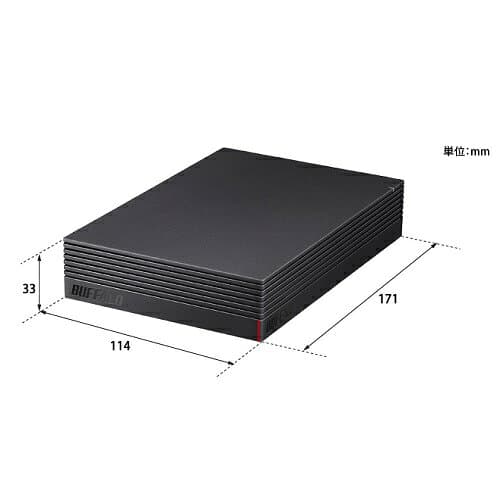 バッファロー（Buffalo） 外付けHDD HD-EDS2U3-BE ブラック　HDD：2TB thumbnail 3