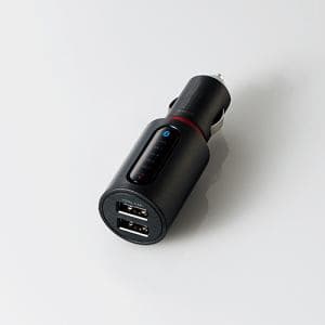 【納期約7〜10日】【お一人様1点まで】ELECOM エレコム LAT-FMBT04BK Bluetooth(R)FMトランスミッター(3.4A 2ポート) ブラック