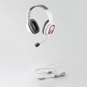 【納期約7〜10日】【お一人様1点まで】ELECOM エレコム HS-G30WH ゲーミングヘッドセット ホワイト HSG30WH