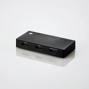 【納期約7〜10日】【お一人様1点まで】ELECOM エレコム DH-SWL2BK HDMI切替器 2ポート DHSWL2BK