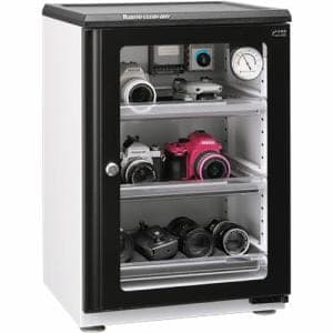 【納期約3週間】東洋リビング　ED-80CAT2(BW)　防湿庫　オートクリーンドライ　77L　ブラック&ホワイト　ED80CAT2(BW)