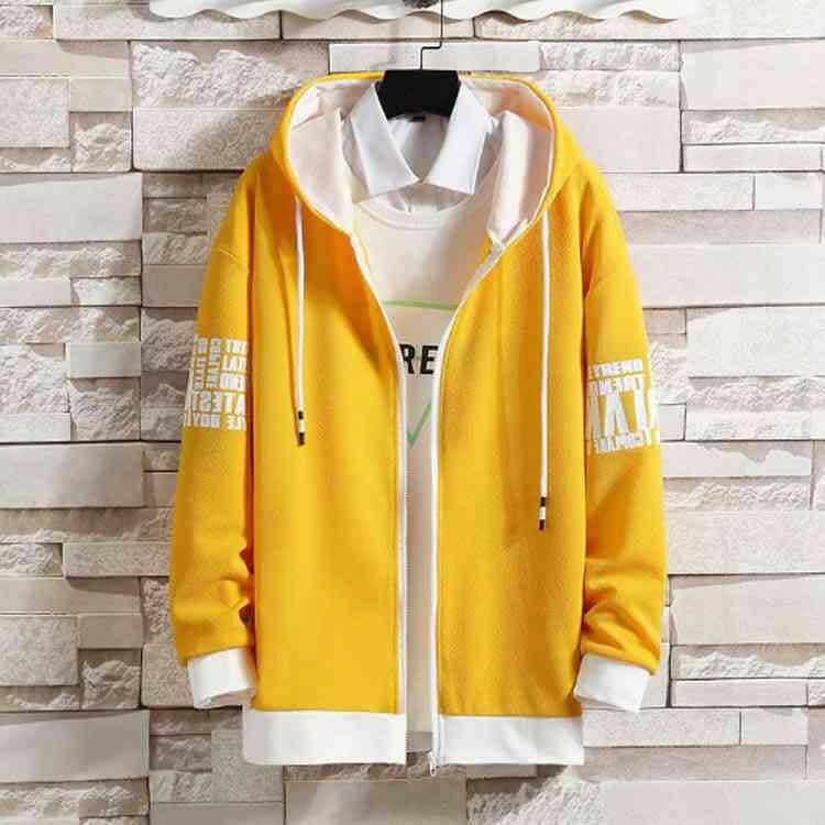 【早い者勝ち★先着10名様限定！300円OFFクーポン】切り替え 袖文字 秋服 フード付き メンズ スポーツ パーカー ジップアップパーカー 春 軽い トップス 長袖パーカー 前開き 秋 薄手 カーディガン カップ 大きいサイズ ゆったり 羽織り thumbnail 2