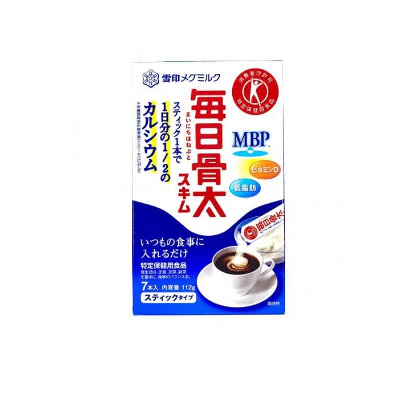 雪印メグミルク 毎日骨太 スキム スティックタイプ トクホ 112g (16g×7本入)