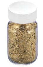 製菓用 159-11 純金切り回し ビン入り 粗目 箔一 金箔（粗目）0.5g 大 【取引先直送・代引き不可】